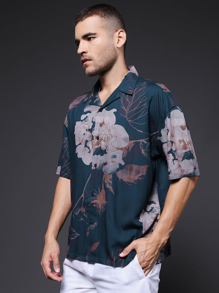 Mens Half Sleeve Casual Shirt  – Mint Green