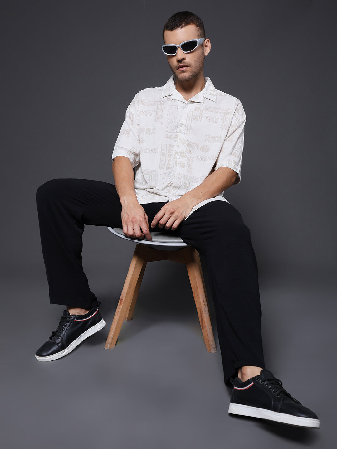 Mens Half Sleeve Casual Shirt  – Cocoa