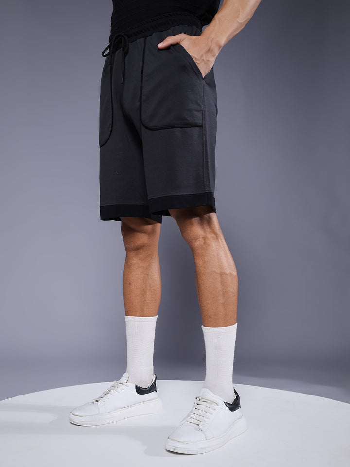 Mens Relaxed fit shorts - Dark Grey