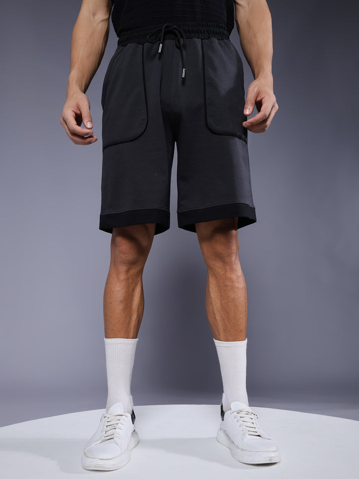 Mens Relaxed fit shorts - Dark Grey