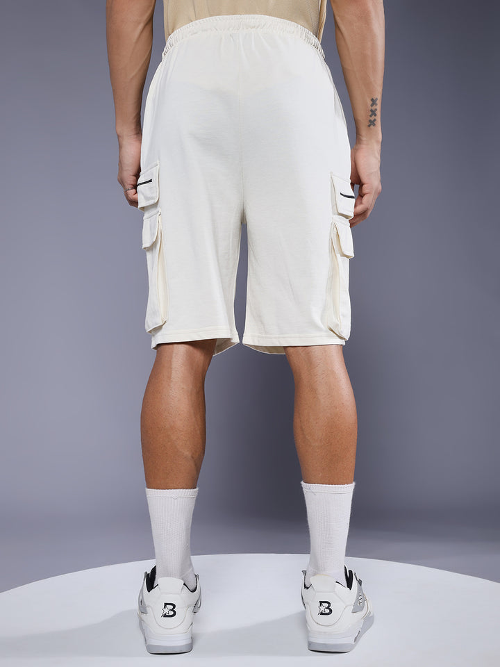 Mens Relaxed fit shorts - Off White