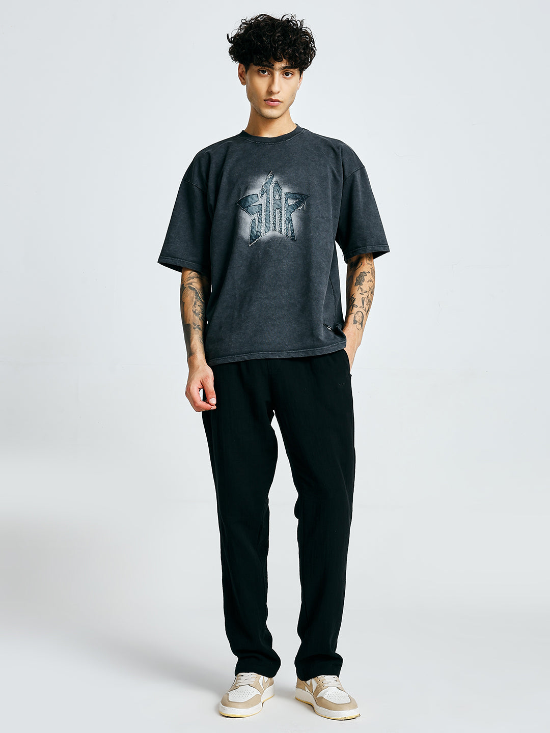 Men Premium Printed Oversized Terry T-shirt
