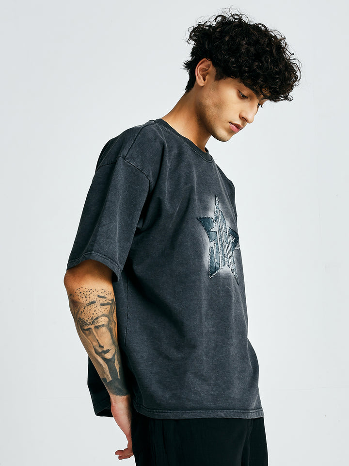 Men Premium Printed Oversized Terry T-shirt