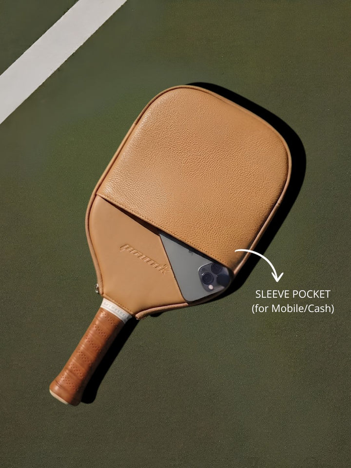 Pickleball Paddle Cover Tan