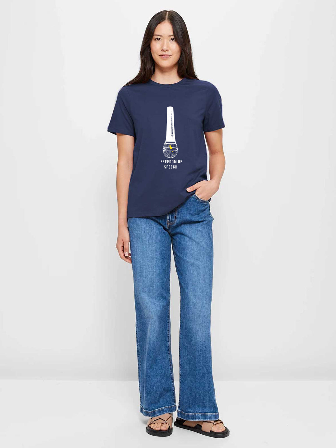 Freedom Of Speech Women Half Sleeve T-Shirt