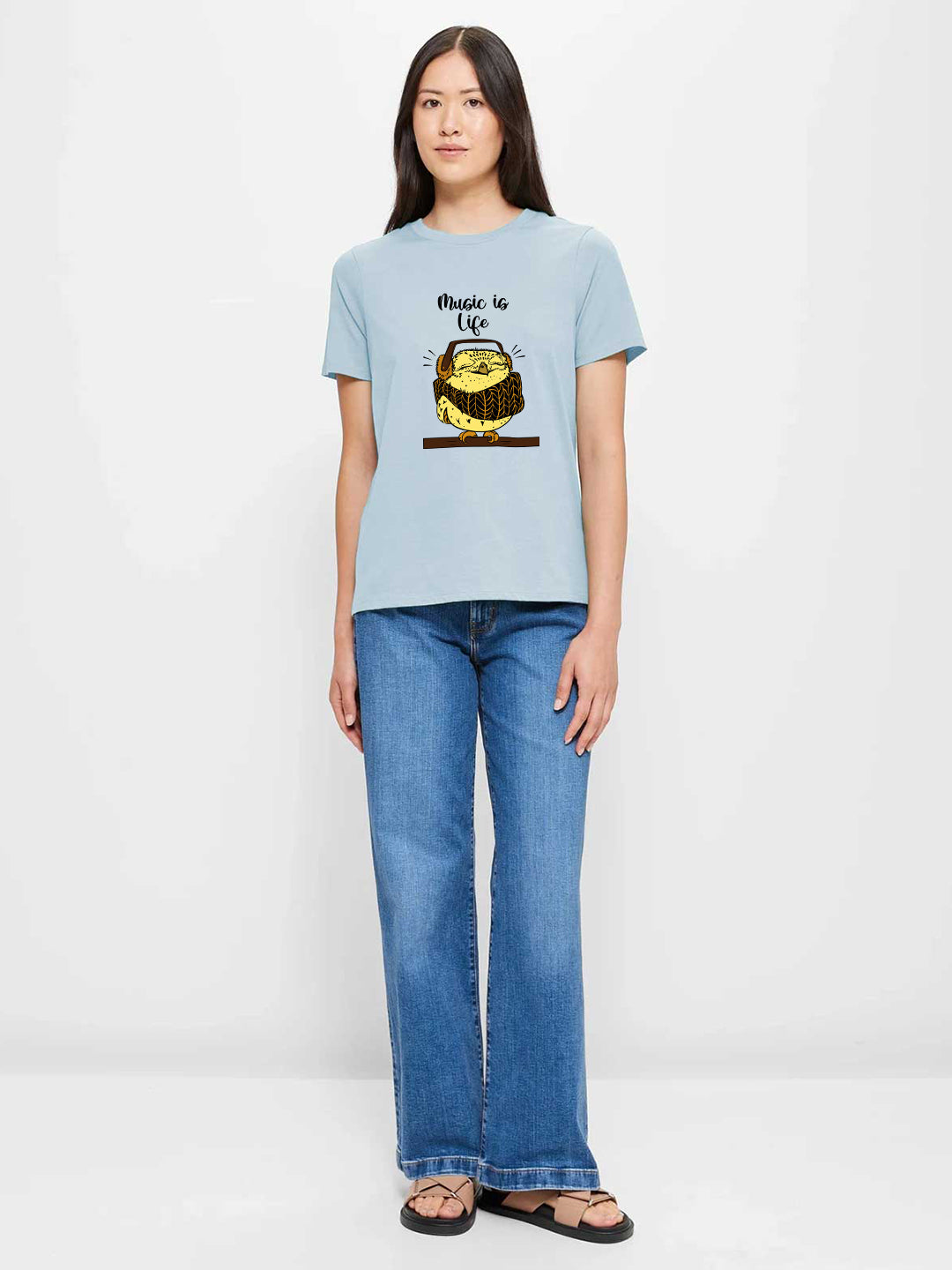 Music Life Women half sleeve T-shirt