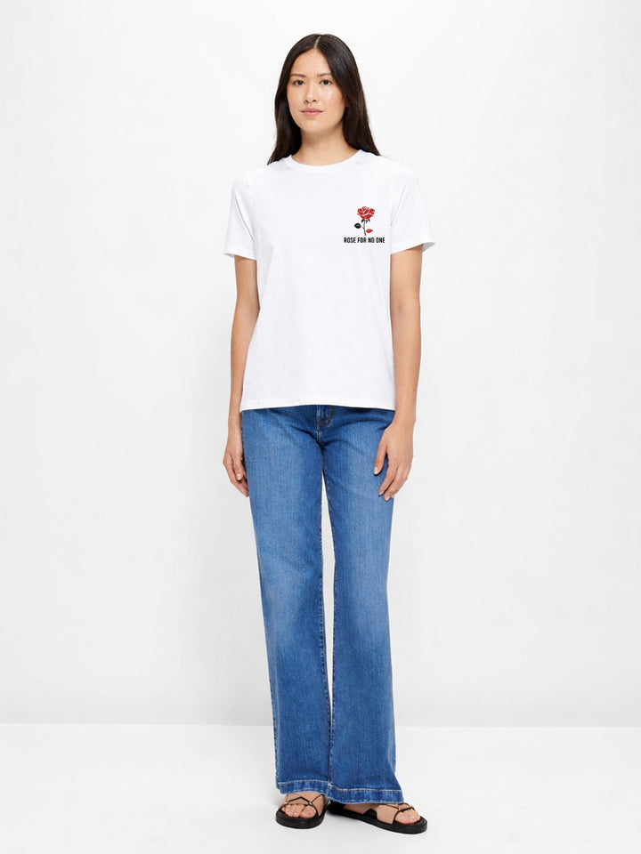 Rose for no one Women Half Sleeve T-shirt