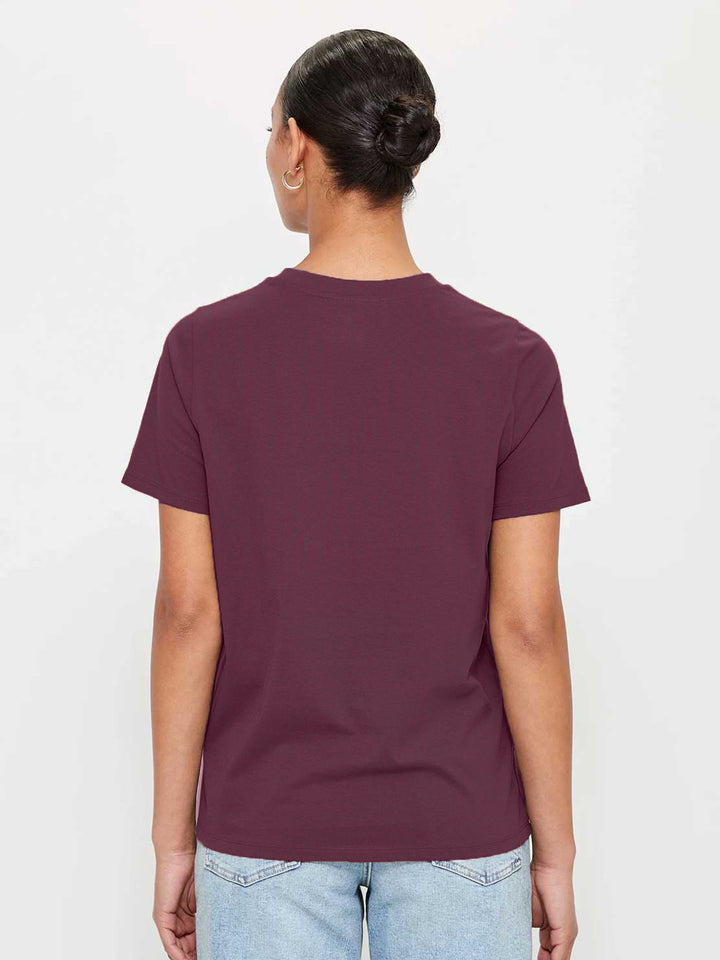 Hugsy Women Half Sleeve T-Shirt