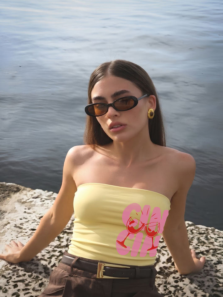 CIN CIN SUN TUBE TOP