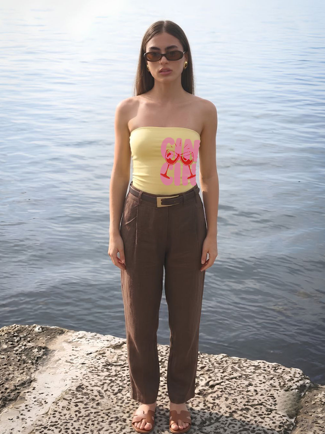 CIN CIN SUN TUBE TOP