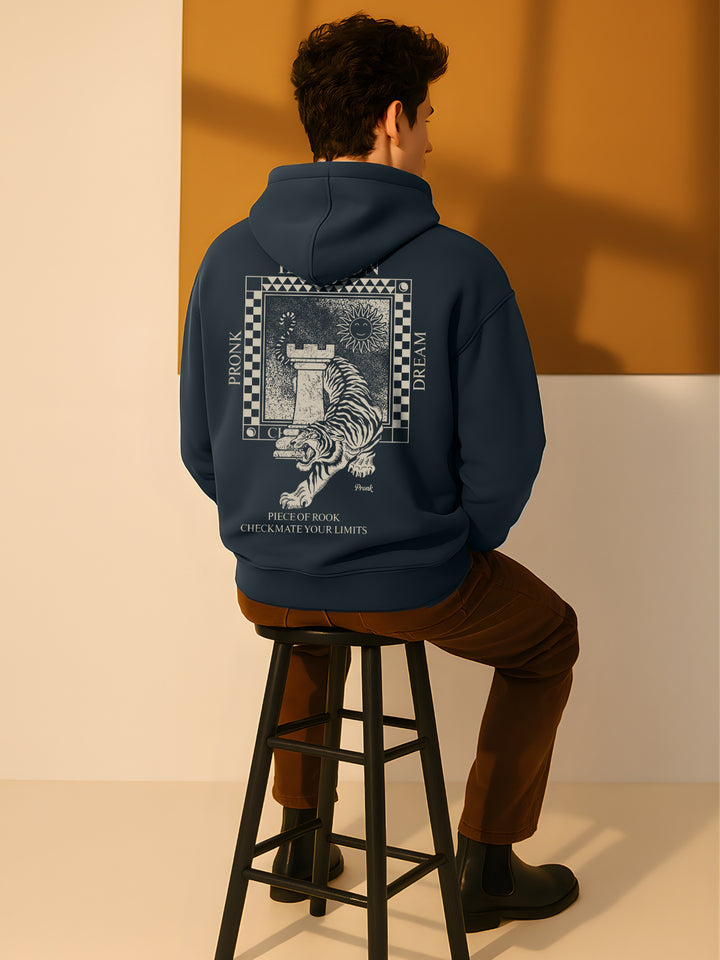 CHESS Men Drop Shoulder Premium Terry Hoodie