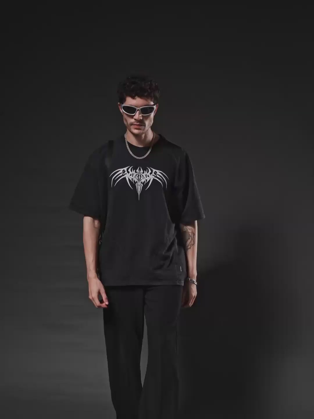 Men Premium Retro Wash Oversized Terry T-shirt