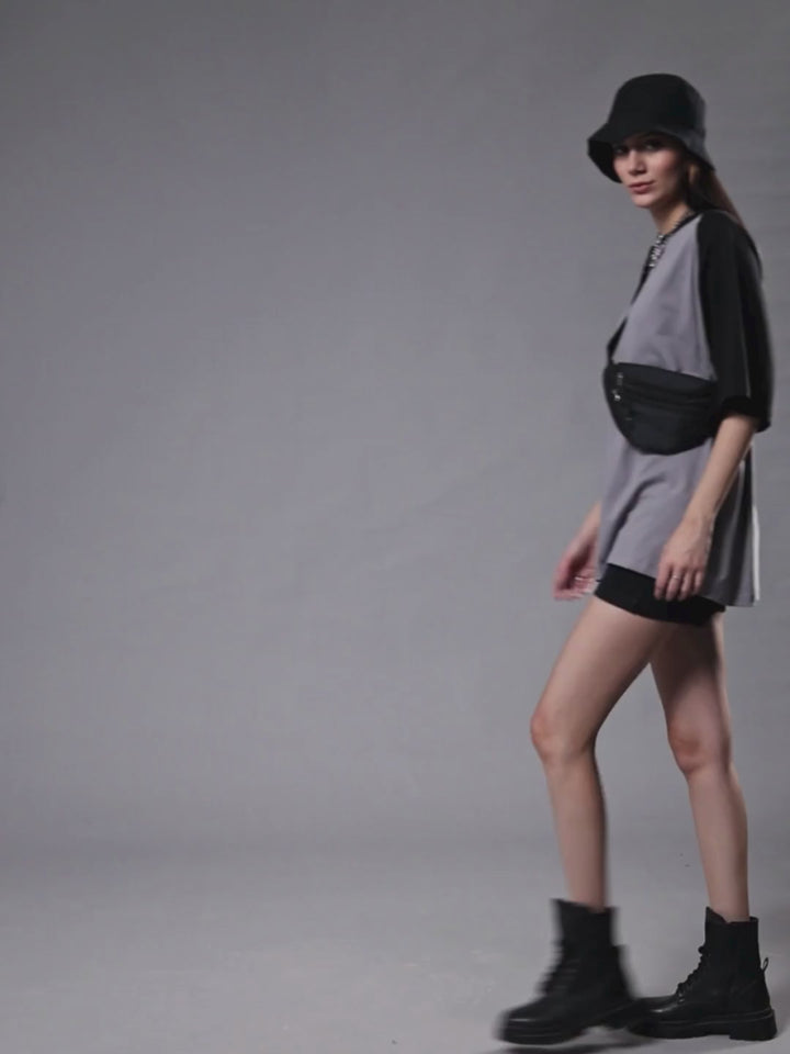 Women Oversized Colorblock T-Shirt