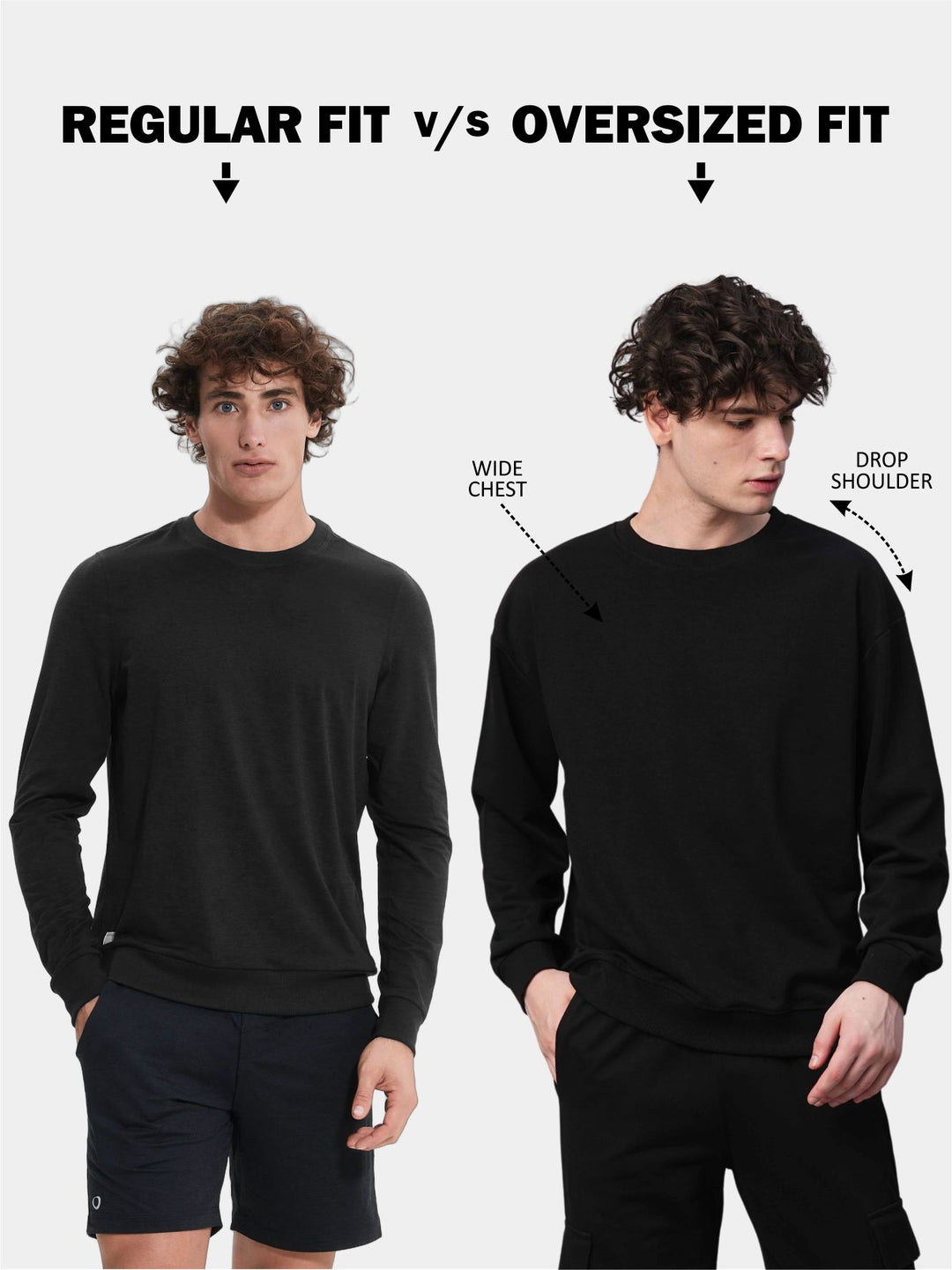 ⁠Paradise Men Drop Shoulder Premium Terry Sweatshirt
