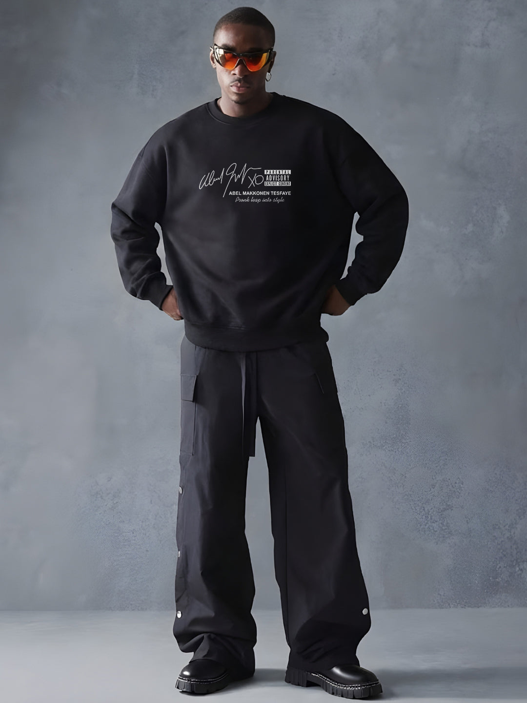 The Weeknd Drop Shoulder Premium Terry Sweatshirt